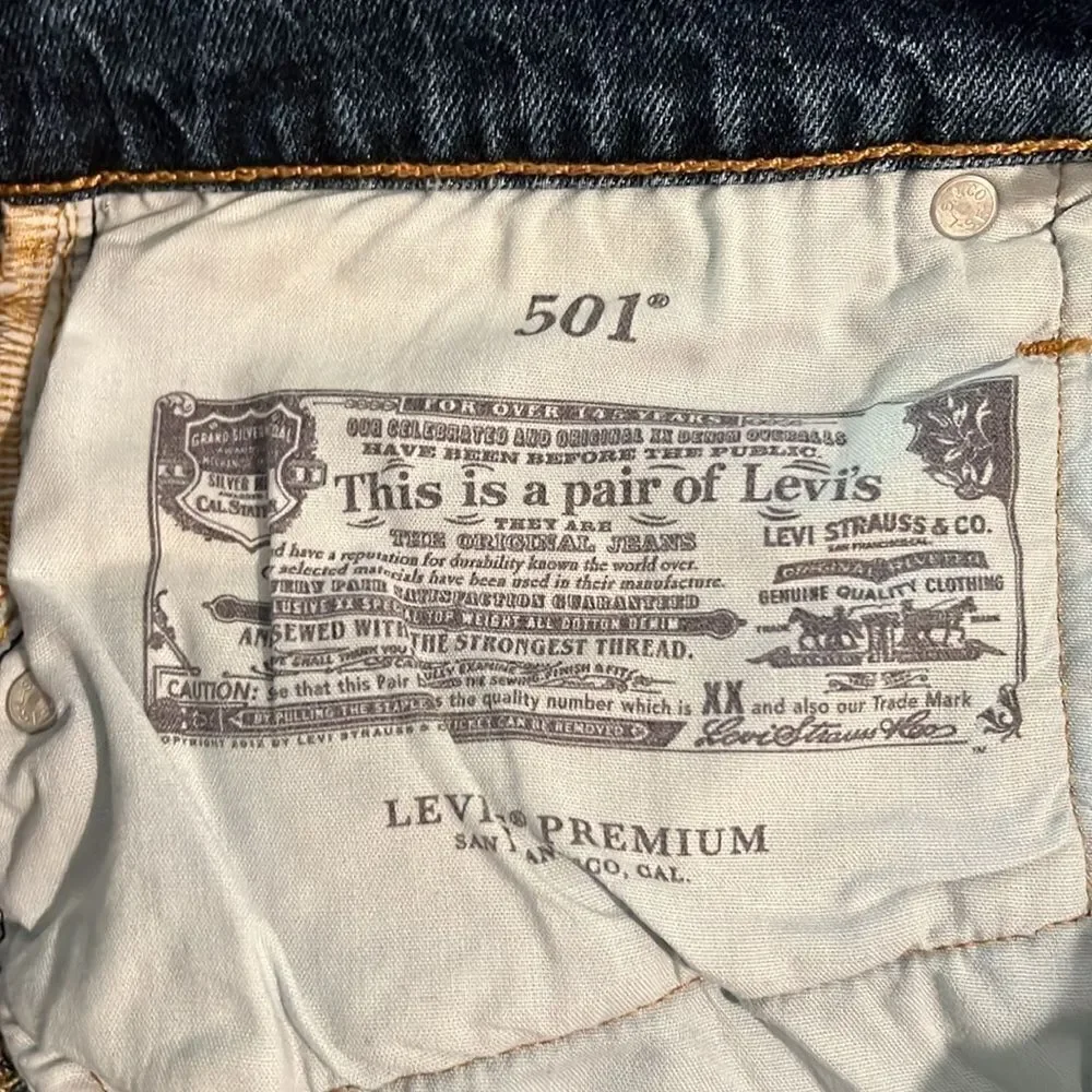 Levi’s Premium 501 ORIGINAL FIT HIGH RISE WOMEN'S SHORTS